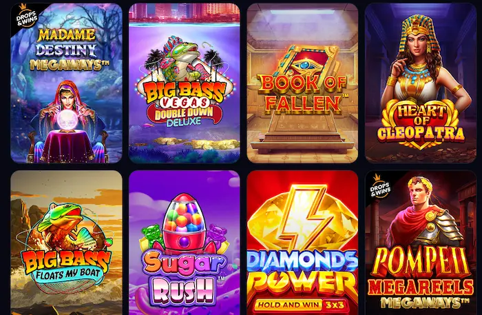 GoldWin Casino games
