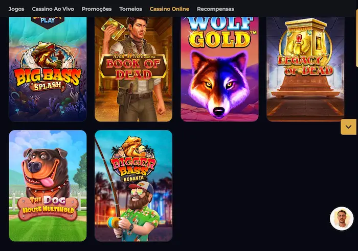 GoldWin Casino Jogos